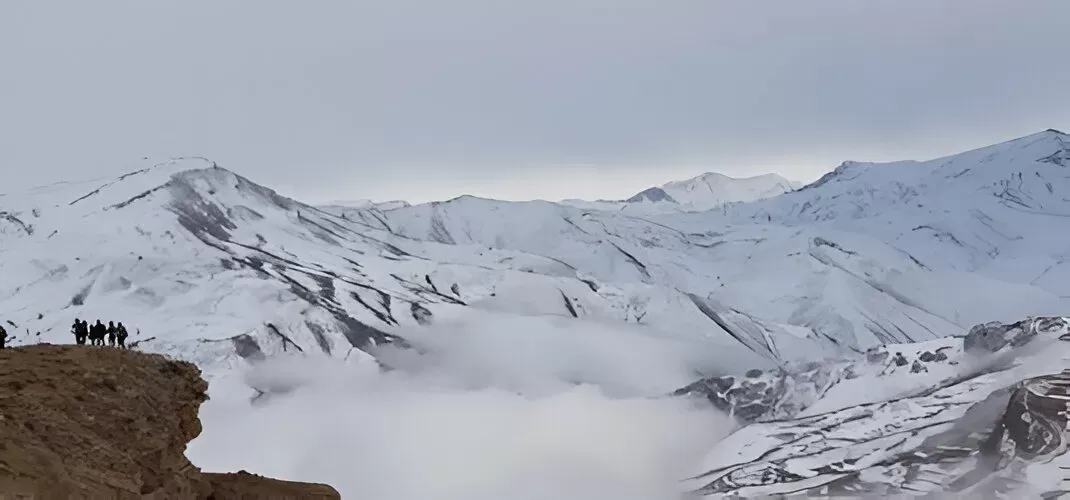 قوبا اذربيجان في الشتاء